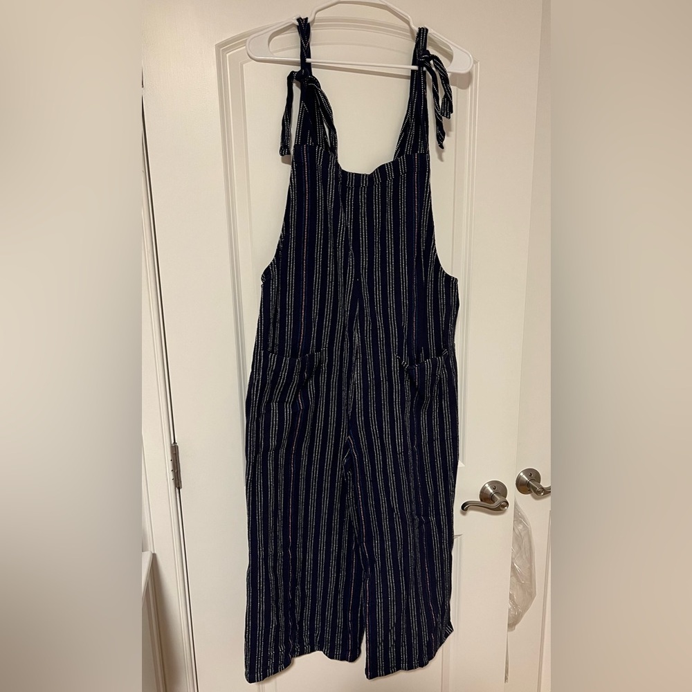 Sundry Striped Overalls